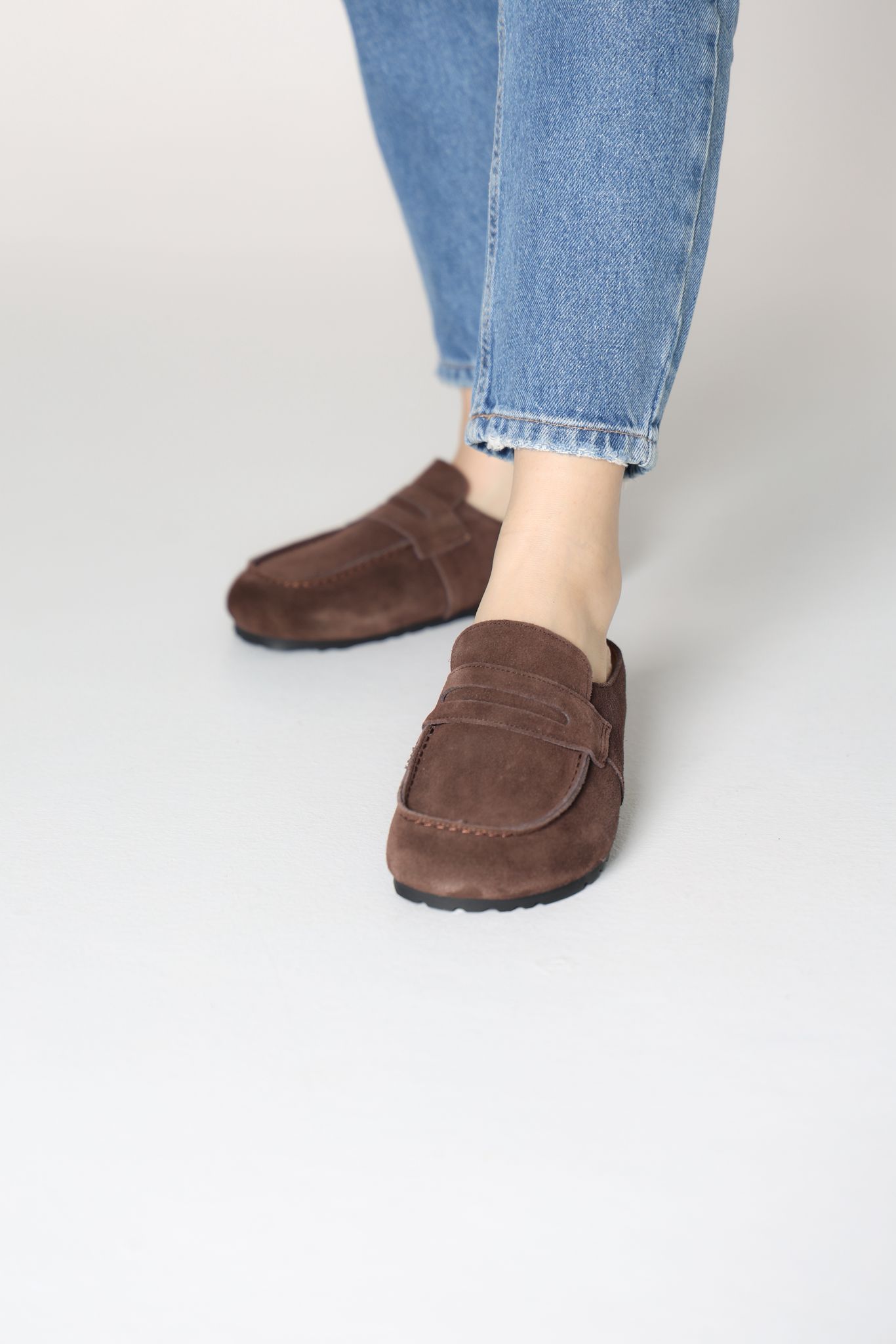 سليبر شمواه باللون البني